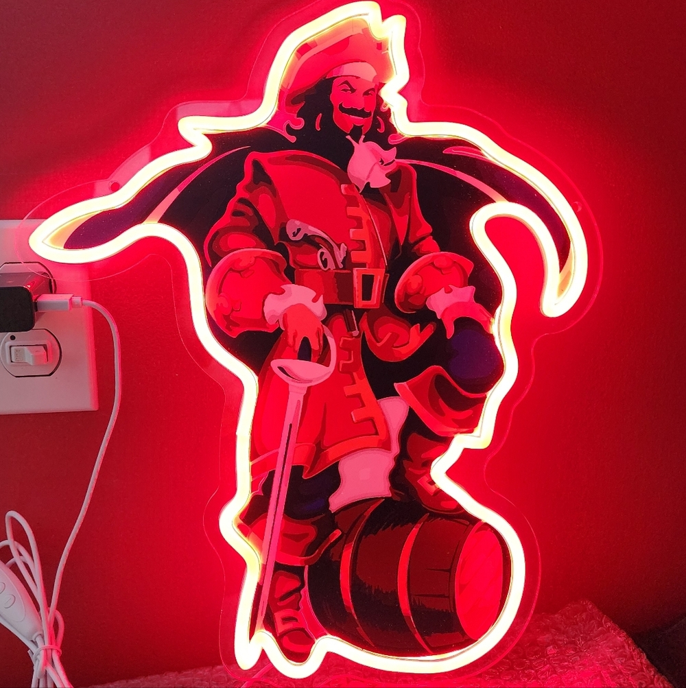 DISPLAY MODEL SELLING AT A DISCOUNT - CAPTAIN MORGAN LED LIGHT SIGN